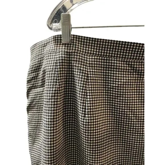 Suit Skirt Lined 28W   Black and White Check Lined - Picture 3 of 5
